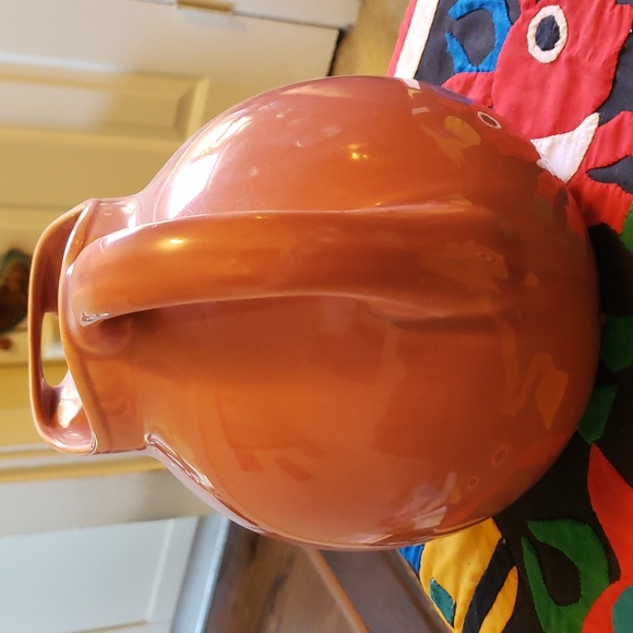 Vintage Homer Laughlin Harlequin Original Rose Color Pitcher - Picture 4 of 16